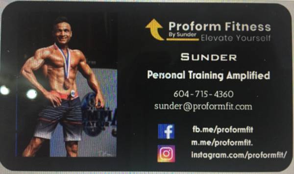 My name is Sunder. I earned my Certified Personal Trainer certification from the International Sports Science Association and I am a member since 2015.